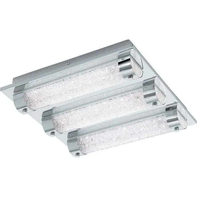 EGLO Tolorico Plafond- en Wandlamp - LED - 35 cm - Chroom Grijs