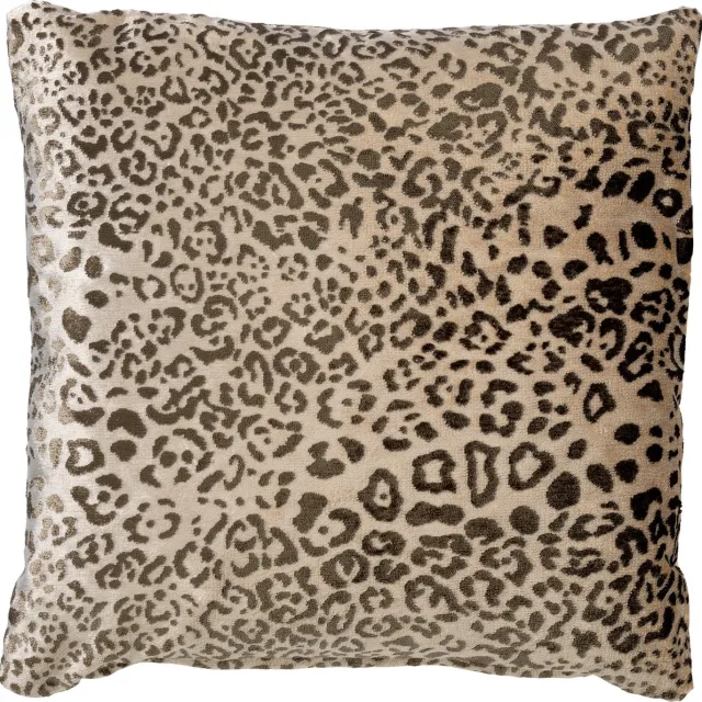 Hoii LEONELLE | sierkussen 45x45 cm | Pumice Stone | beige | dierenprint | Hoii | met duurzame kussenvulling Lichtbeige