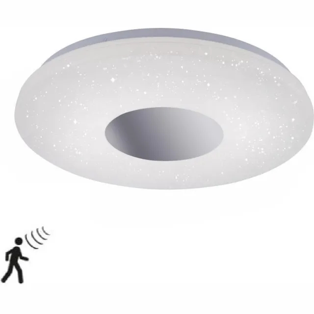 LT-Luce Plafondlamp Stars Wit IP44 incl. Bewegingssensor 38cm