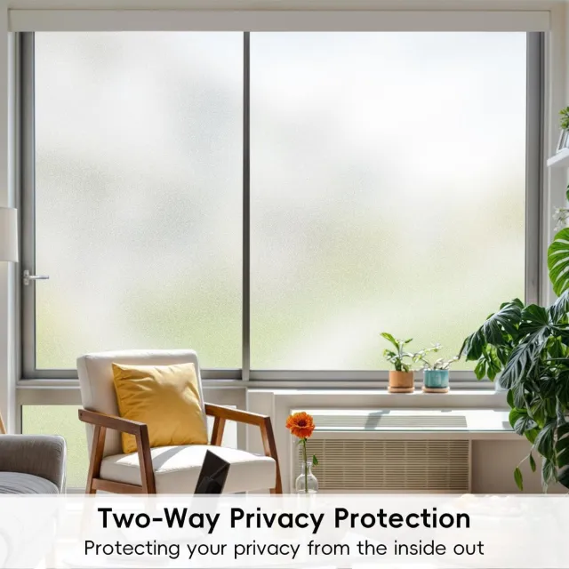 Lexium Store Lexium Privacy Folie Raam - spiegelfolie raamfolie - Raamfolie - Folie Raam - Transparant - Zichtwerend - Anti Inkijk Raamfolie tranparant