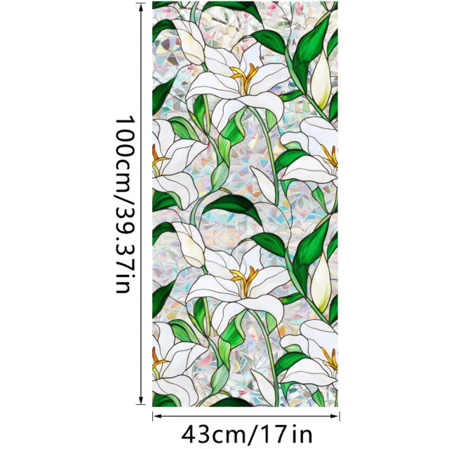 OUTARO 3D Regenboog Raamfolie- Anti-Inkijk - Isolerend & Zonwerend - 43x100cm – Statisch - Prisma Bejuweled EffectXCBL048