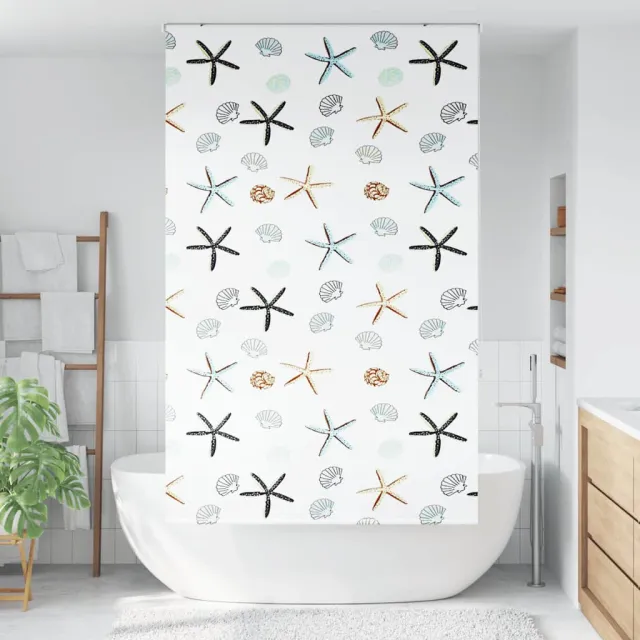 vidaXL Doucherolgordijn 120x240 cm stofbreedte 116 cm meerkleurig