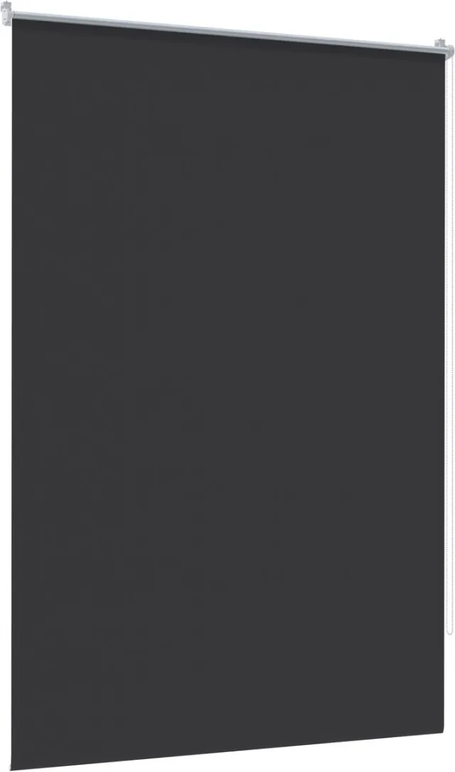 ACXIN Verduisteringsrol Zonder Boren Klembevestiging Zijtrek Privacy & Zonwering - Zwart - 120x160 cm