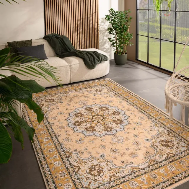 Heritaged Vintage buitenkleed - Valenca Nova geel 230x330