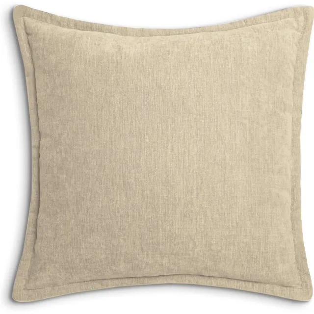 Heckettlane Sierkussen Velours Vieux - Cuban Sand - Sierkussens 45x45 cm - 100% Polyester Velours - Inclusief Binnenkussen
