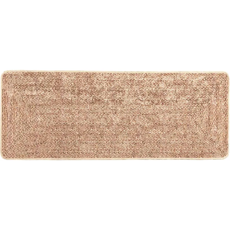 vidaXL Vloerkleedloper MARSA Bruin 80 x 200 cm Polyester en PVC, foto 3