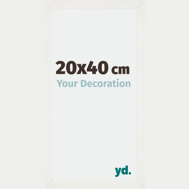 yd. Your Decoration - Fotolijst 20x40 cm - MDF - Wit Geveegd - Mura