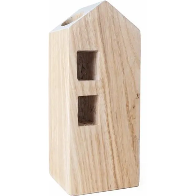 Fairforward FT 019128 Kandelaar 'Home' L Hout Mint G wit/mint