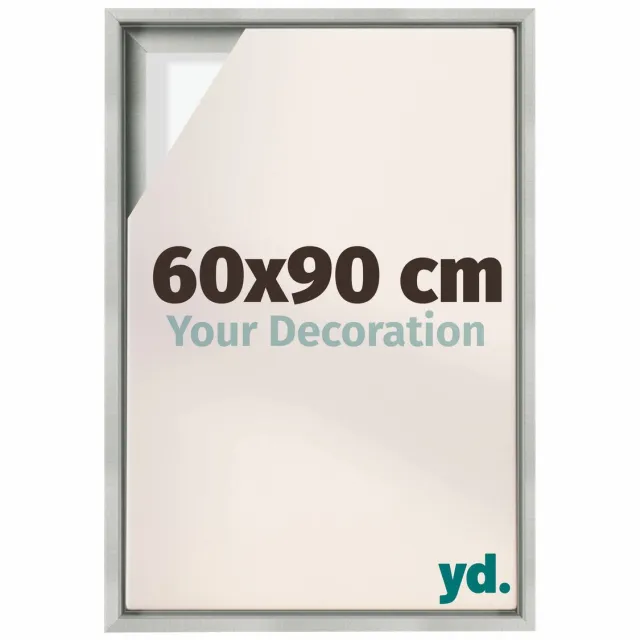 yd. yd, Baklijst 60x90 cm Zilver Mat - Lijst voor Canvasdoek - MDF Lyon