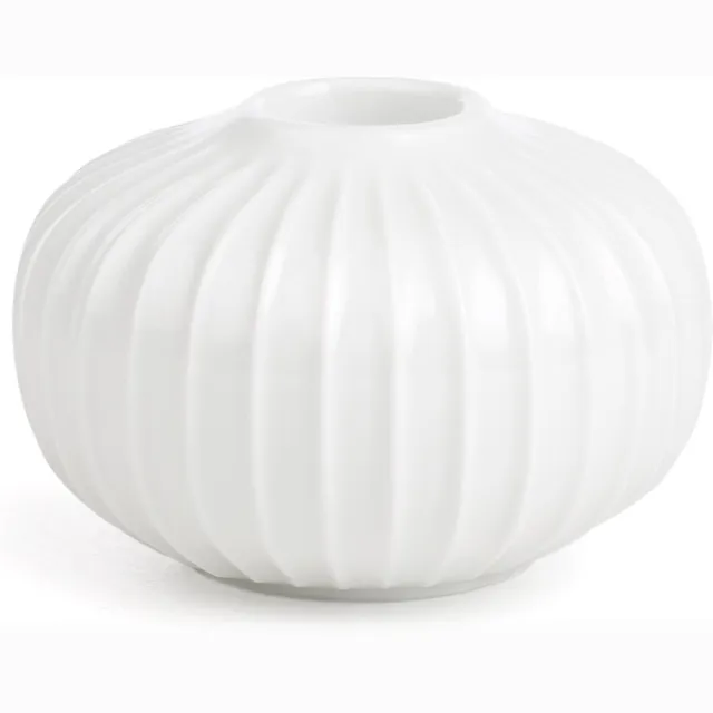 Kähler Design Hammershøi Kandelaar - Ø 8 cm - Hoogte 5,5 cm - Wit