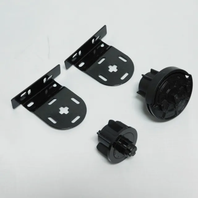 Blindsparen 40 mm zwart rolgordijn kettingtakel vervanging, met rolgordijnketting en metalen beugel, reserveonderdelen rolgordijn, reserveonderdelen rolgordijnaccessoires, max. belasting 5 kg