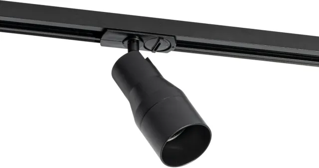 QAZQA iconic kohua - Moderne Spot railsysteem verlichting, railverlichting geschikt voor led - 1 lichts - L 6 cm - Zwart - Woonkamer | Slaapkamer | Keuken Zwart - 1 lichts