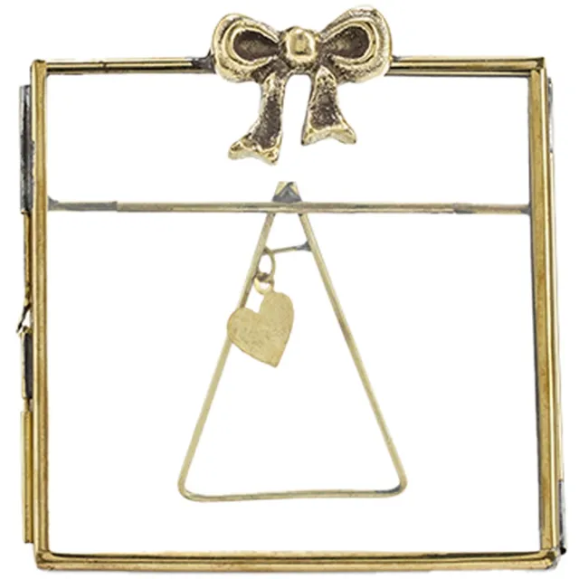 Doing Goods Fotolijstje - Bowie Bow Frame - Messing/Glas Goud