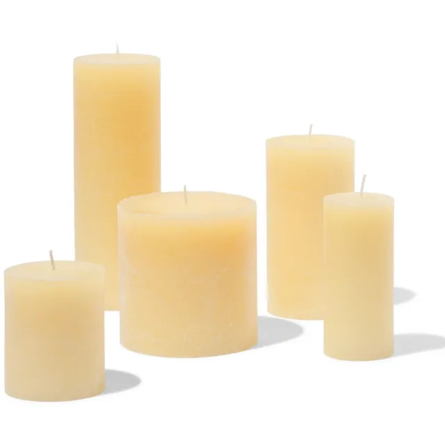 HEMA Rustieke Kaarsen Lichtgeel (lichtgeel)