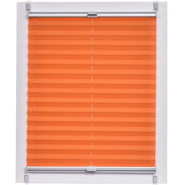 Venvo Klemplissé - Lichtdoorlatend - 1 stuk - Oranje - 85 x 150 cm