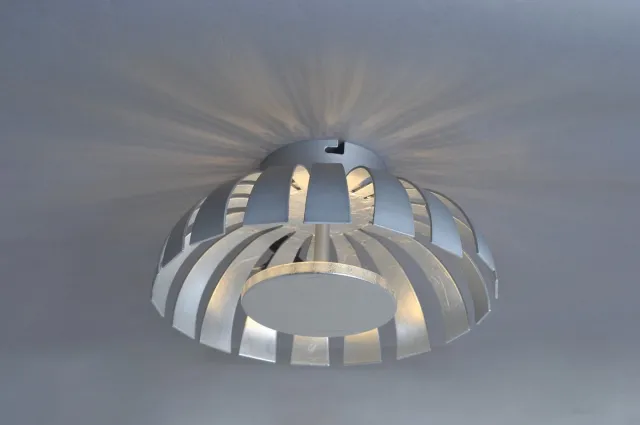 Licht Erlebnisse Licht-Erlebnisse - Flare - LED - Plafonnière - 3000K - 1100lm - van - Metaal - in - zilver