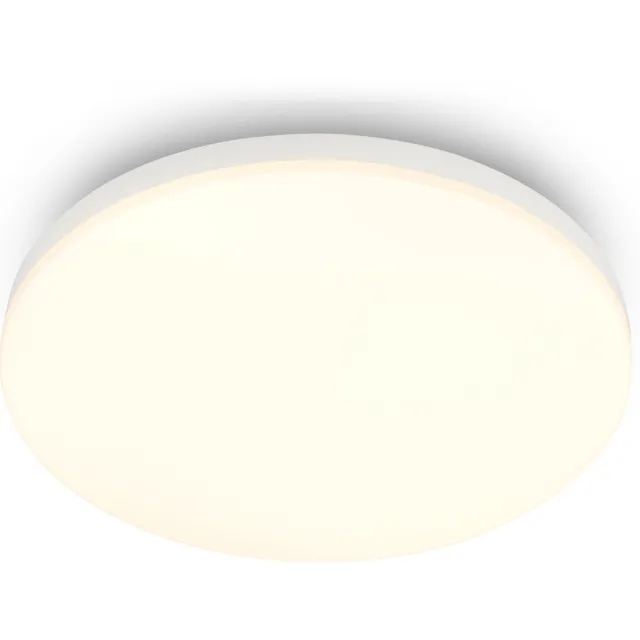 Briloner Stan - LED Plafondlamp - warm wit licht 3.000K - Ø26cm - wit