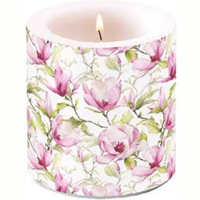 Ambient Ambiente - Kaars - Blooming Magnolia - 35 branduren Wit