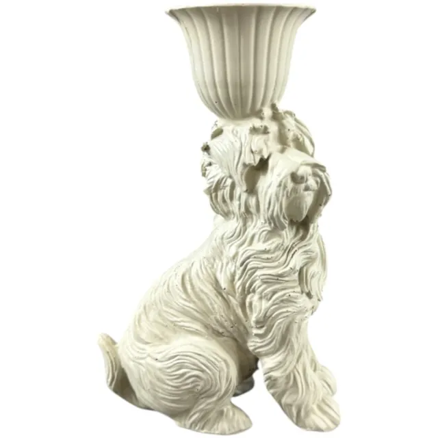Housevita kandelaar labradoodle wit
