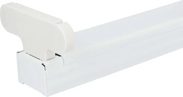 HOFTRONIC Rax LED Montagebalk - T8 LED TL armatuur - 120cm - IP22 - Geschikt voor twee buizen Wit