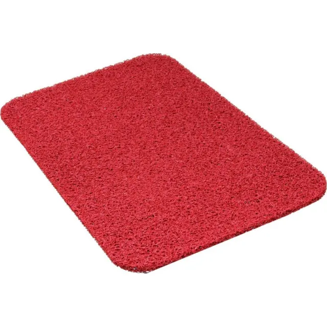 Hamat Schoonloopmat buiten Curly buitenmat - 40 cm x 60 cm - Rood