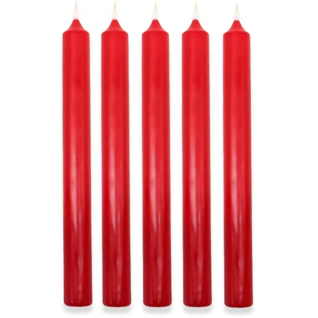 Ancient Wisdom 25 x Robijnrode Dinerkaars rood