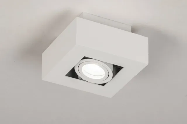 Lumidora Plafondlamp 74143 - Plafonniere - XIRAX - GU10 - Wit - Metaal - ⌀ 14 cm