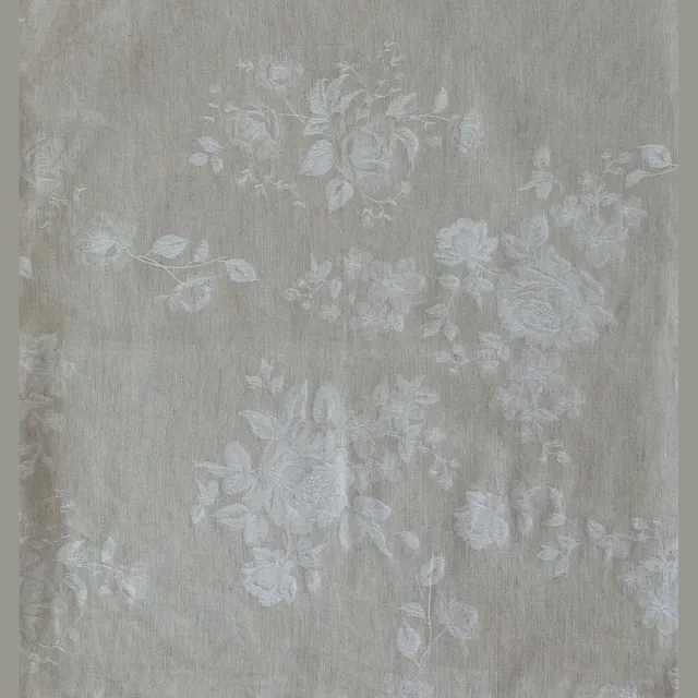 Pimlico Kussenhoes | Kate - Jacquard - Zand - Linnen Katoen Mix - 25x45 cm