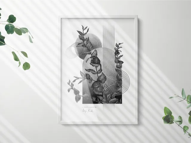 Coloray Witte Fotolijst - Elegante Witte Fotolijst - 50x70 cm - Lijst Voor Foto’s - Fotolijst Modern Wit - Moderne Fotolijst - Fotolijst Voor Slaapkamer - Strakke Fotolijst - Fotolijst Voor Poster Minimalistisch