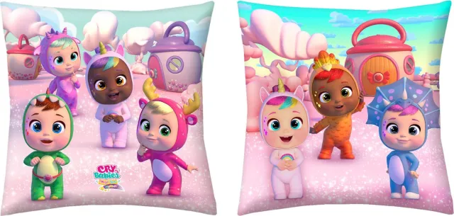 cry babies Kussen - 40 x 40 cm - Polyester Multi