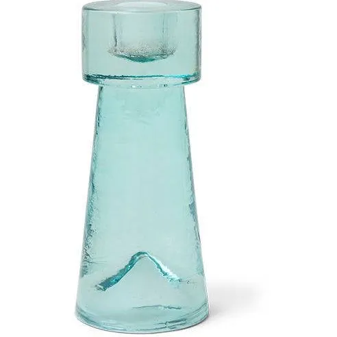 HKLIVING kandelaar Arte medium blauw