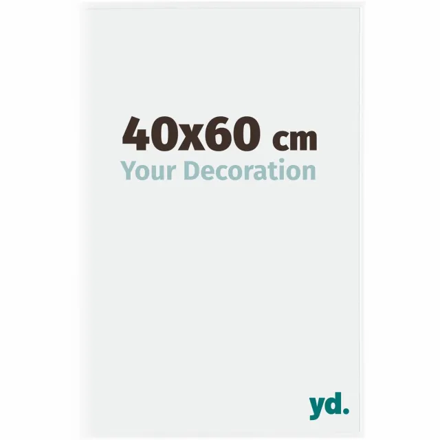 yd. Your Decoration - Fotolijst 40x60 cm - Kunststof - Wit Hoogglans - Evry
