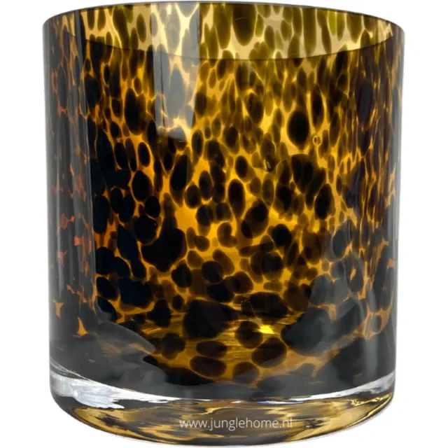 Vase The World Celtic cheetah Theelichthouder 12 x H12 cm - 1 stuk