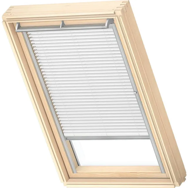 VELUX Jaloezie - Wit - Handbediend - Raamcode: 10, 608 en S08 - Raamtype: GGL, GHL, GHU, GPL, GGU, GPU, GTL, GTU