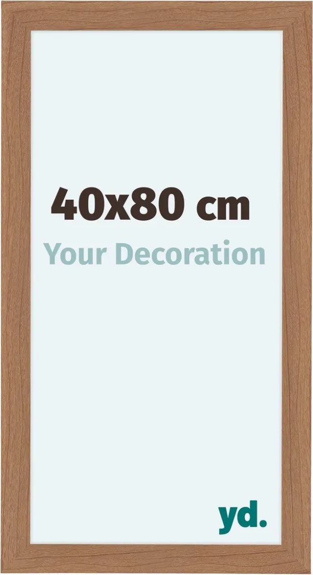 yd. Your Decoration - Fotolijst 40x80 cm - MDF - Notenhout Licht - Como