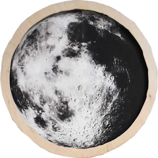 UNKY Houten decolamp Moon Moon 40cm Naturel