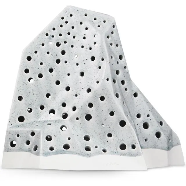 Kähler Design Waxinelichthouder Nobili - 15,5 cm - Grijs