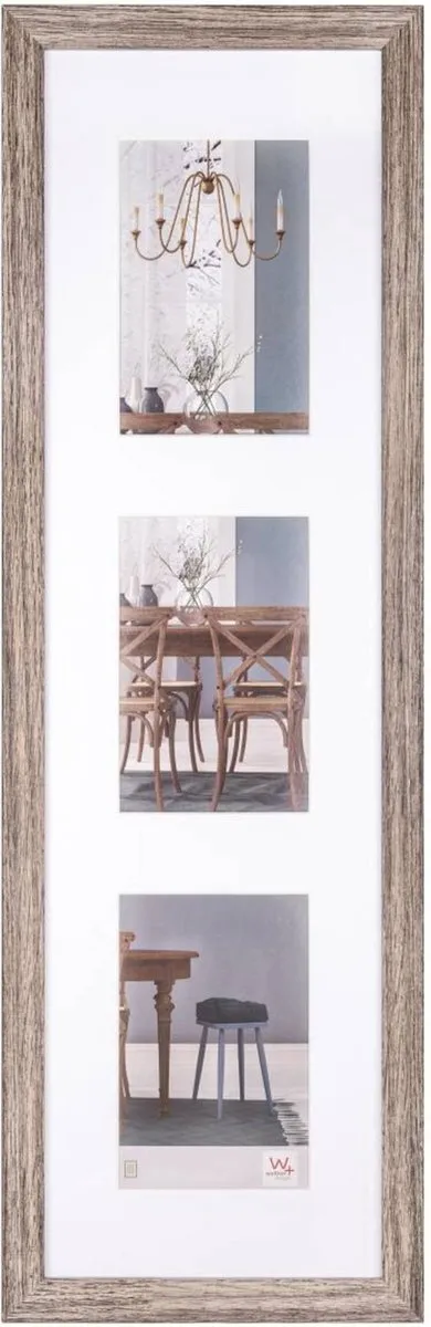 Walther Fiorito - MDF Houten lijst - Fotoformaat 3X10x15 cm - Walnoot