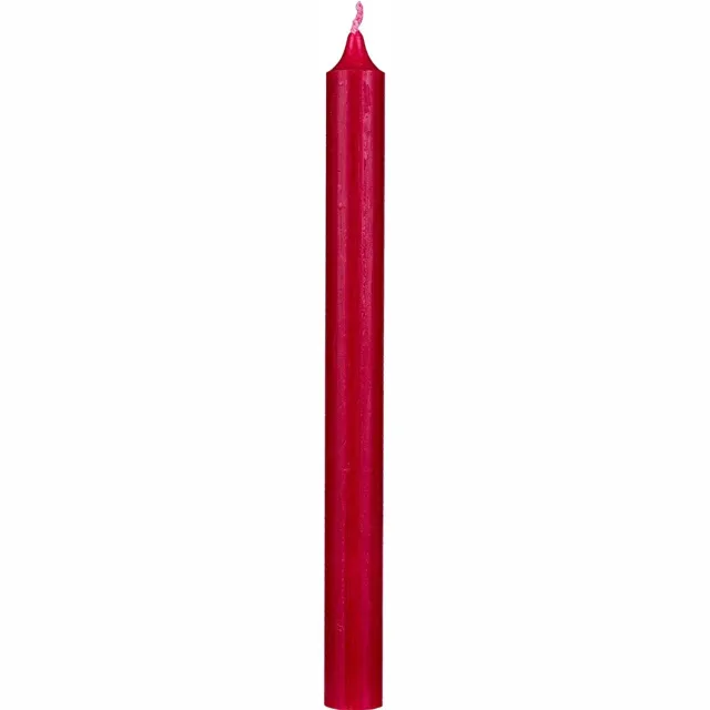 Spaas Dinerkaars conisch d2h25cm 8u rood Spaas Kaarsen NV onbekend