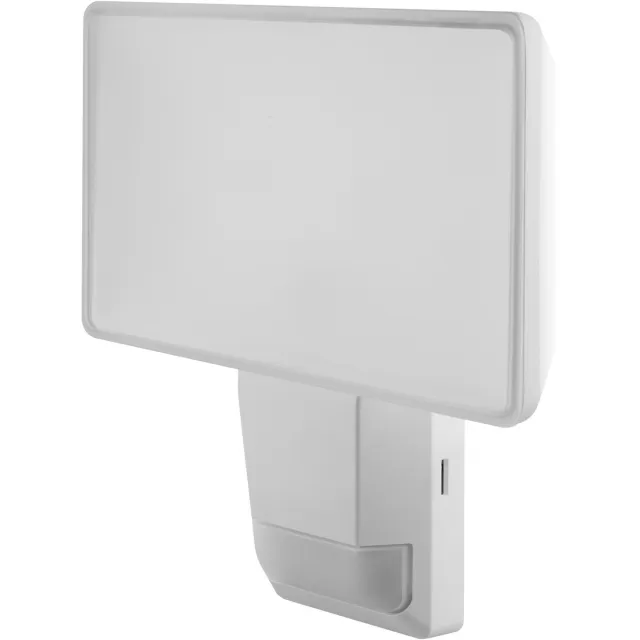 Osram LED-schijnwerper met sensor, 27 W, neutraal wit, 3000 lm, IP55, zwenkbaar, voor buitenruimtes, parkeerplaatsen en entreegebieden