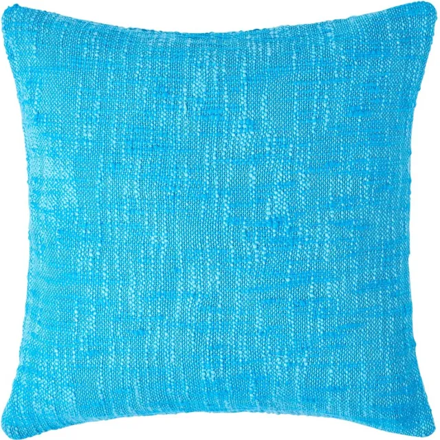 Homescapes katoenen kussenhoes Nirvana, turkoois, 45 x 45 cm Aqua