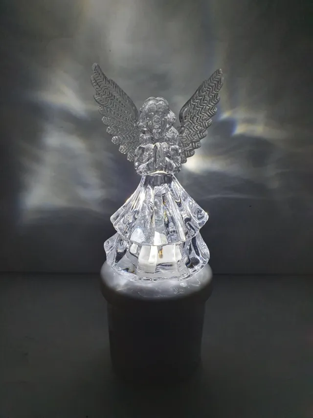 Subito Engel - Comet 2R14 - Koud Wit - Led - Transparant - 1920 branduren - Graflicht - Grafdecoratie - Ledkaars