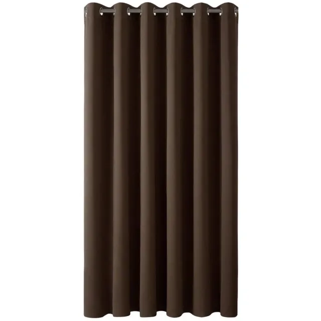 stadshop Verduisterend Gordijn Bruin 132x214 cm met Ringen - 1 Paneel