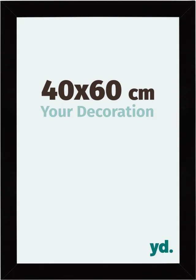 yd. Your Decoration - Fotolijst 40x60 cm - MDF - Zwart Hoogglans - Mura