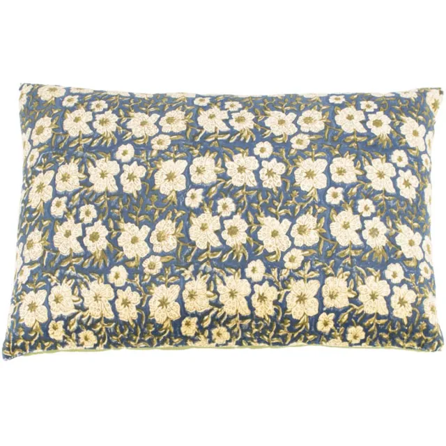 Homebound by Kolony HomeBound by KY | Kussen floral smaragd | sierkussen Groen