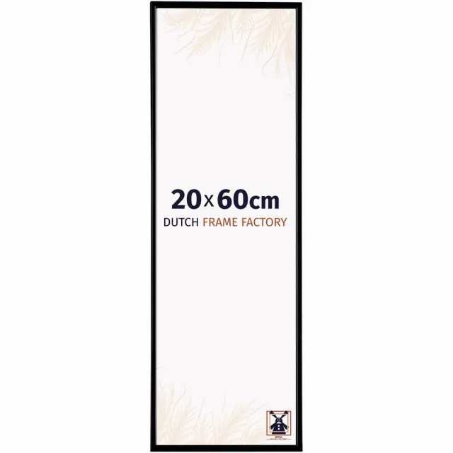 Dutch Frame Factory Fotolijst 20x60 cm - Kunststof - Zwart Mat - Easy