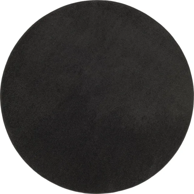 Snapstyle Vloerkleed Trend Velours Joy Rond Zwart