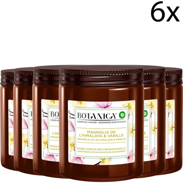 Botanica by Air Wick Geurkaars - Magnolia uit de Himalaya & Vanille x6 Wit