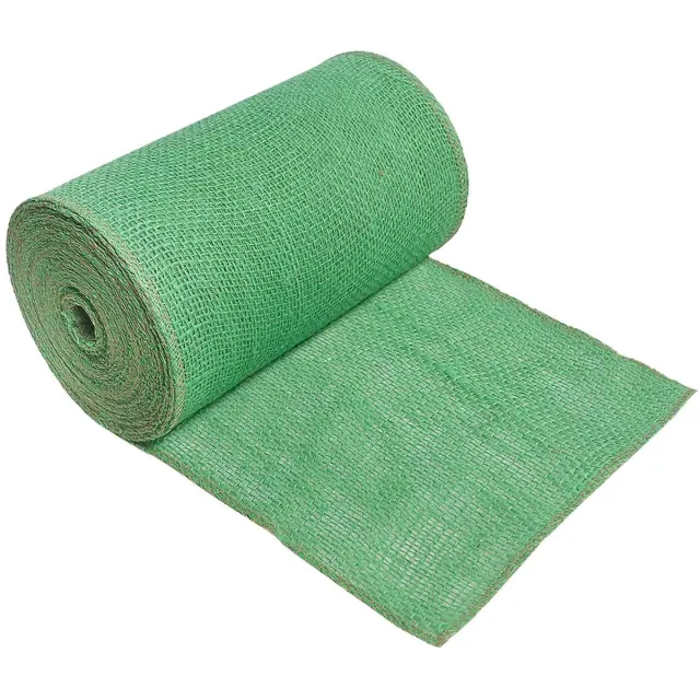 vidaXL Tuin - Jute - Net - 25 - cm - x - 100 - m - 180 - gsm - 100% - Tossa - Jute - Groen