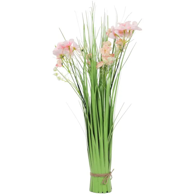 Home & Styling Collection Home Styling Collection - Kunstplant met gras, 60 cm - roze